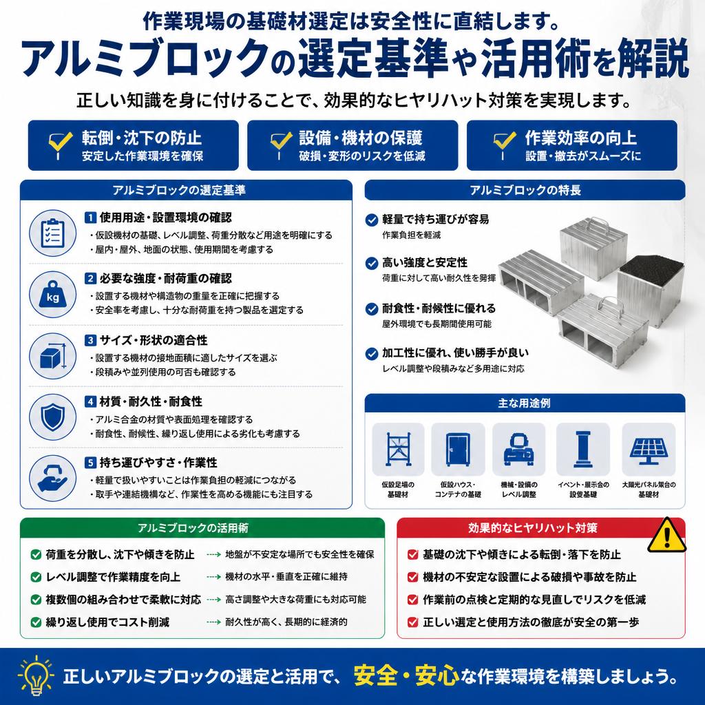 基礎材選定の重要性