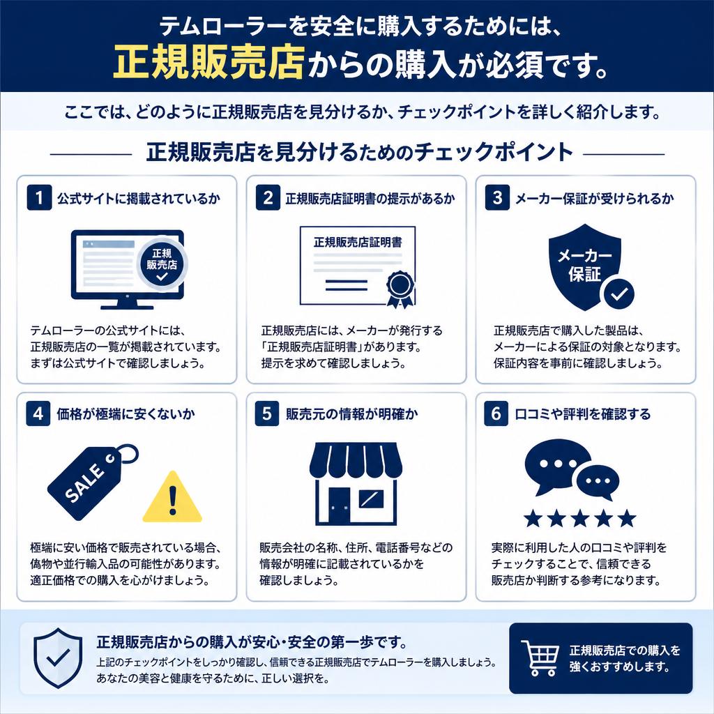 正規販売店の見分け方