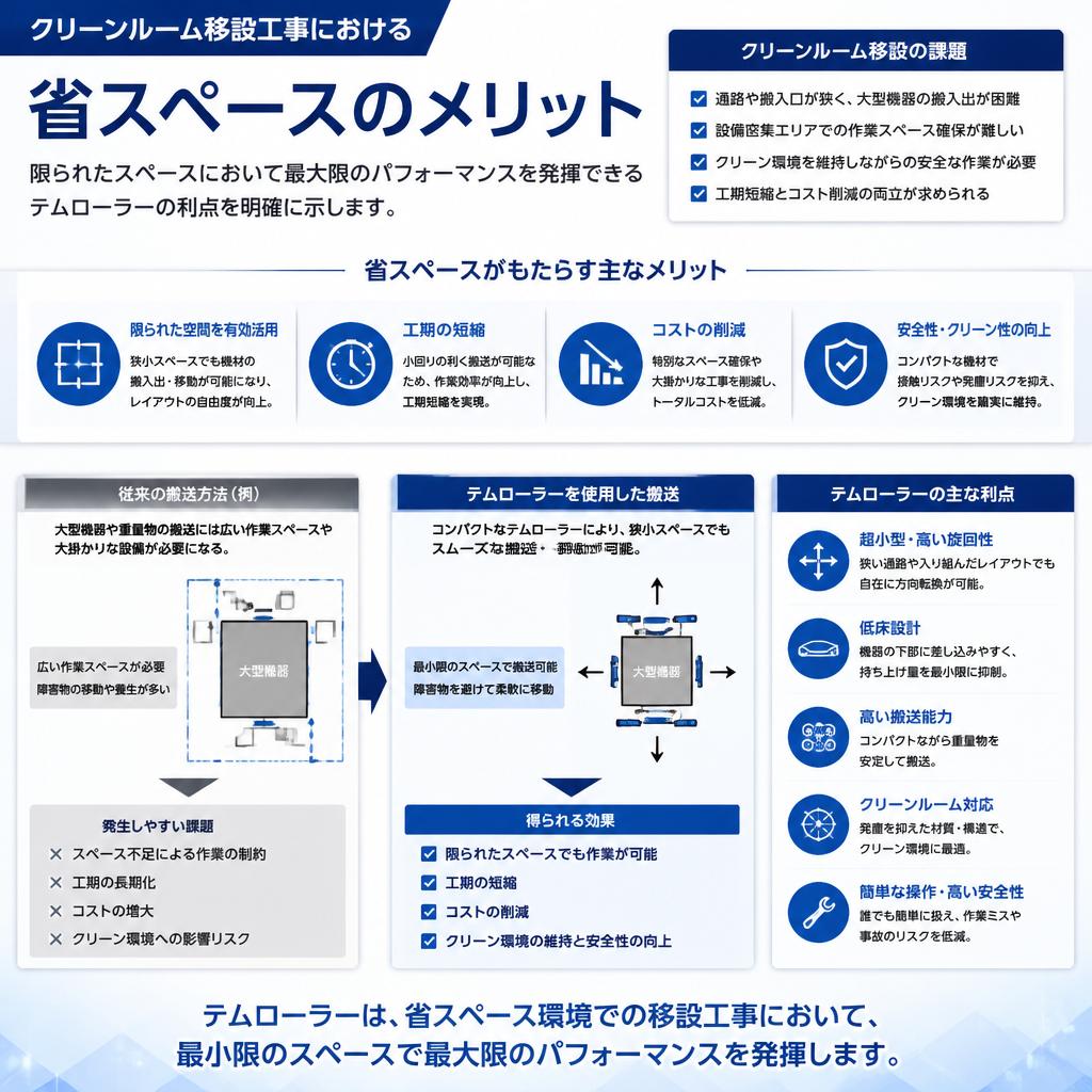 省スペース化がもたらすメリット