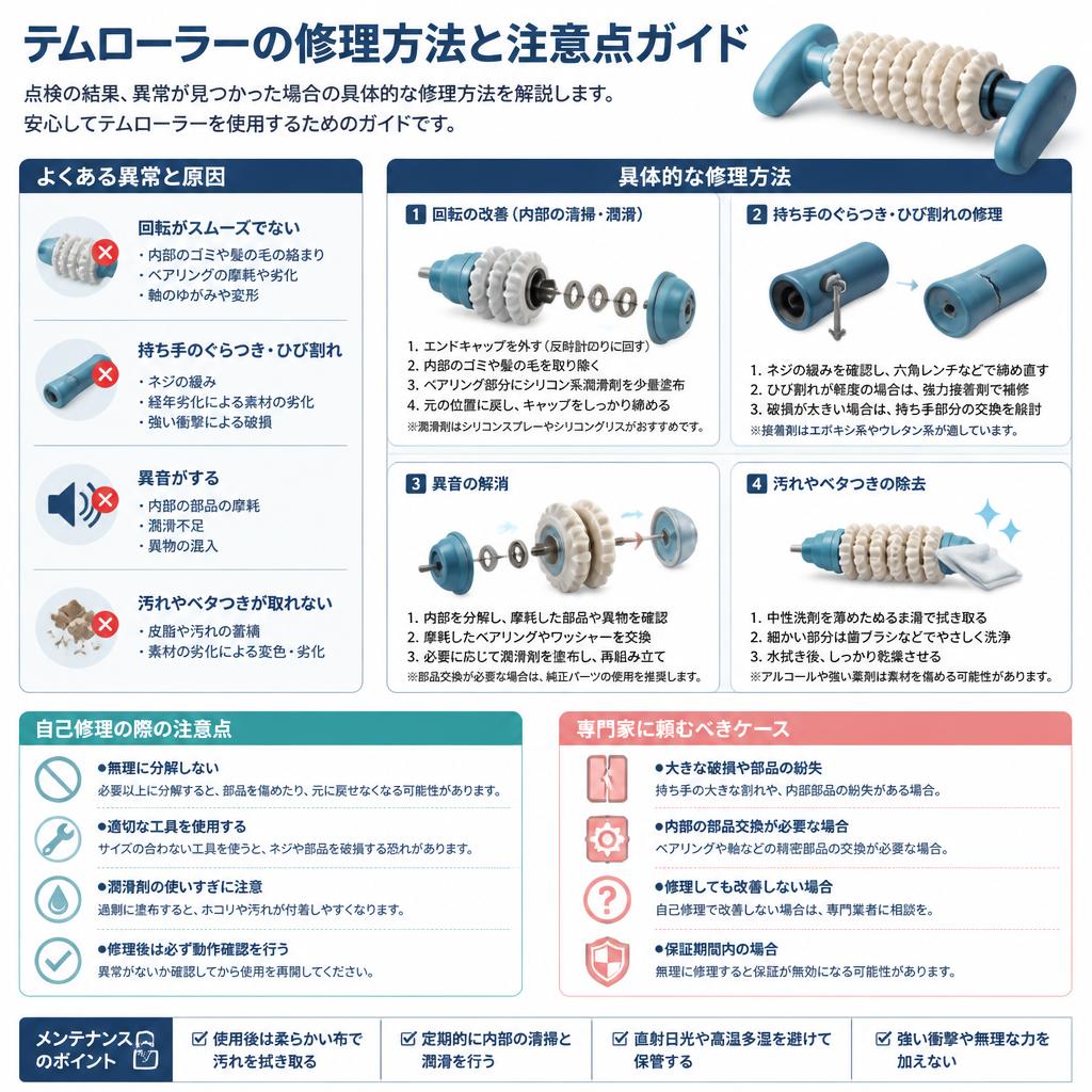 修理方法と注意点