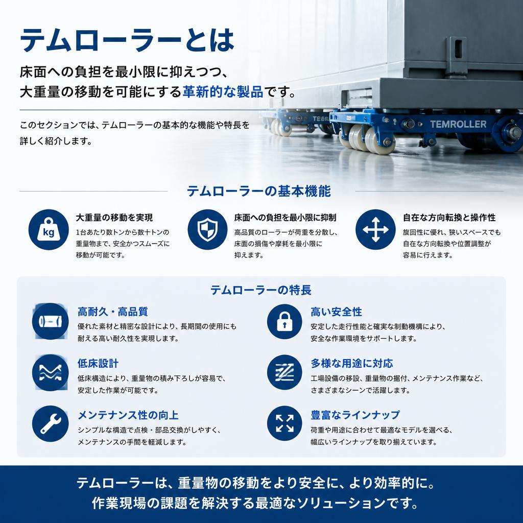 テムローラーの特長とは？