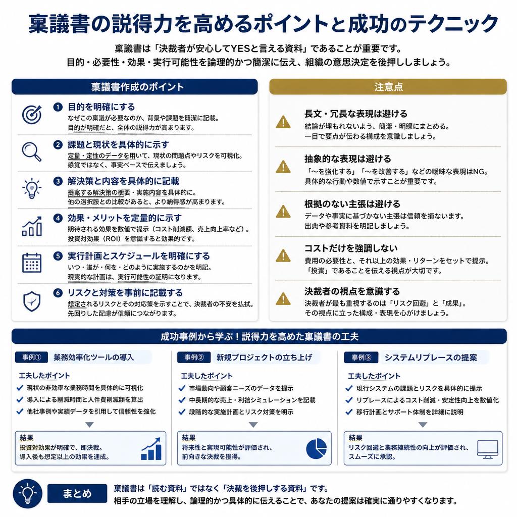 成功する稟議書のコツ