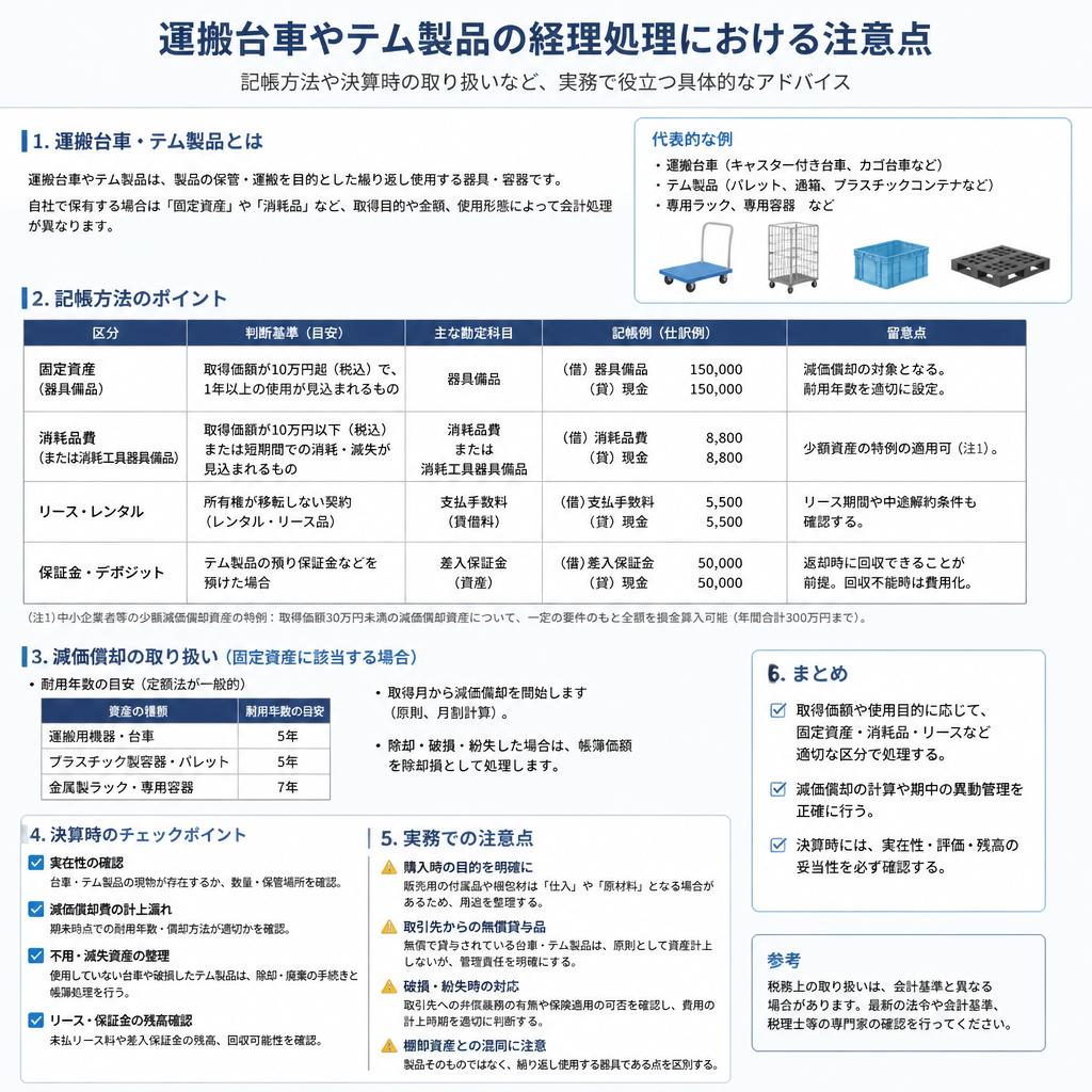 経理処理のポイント