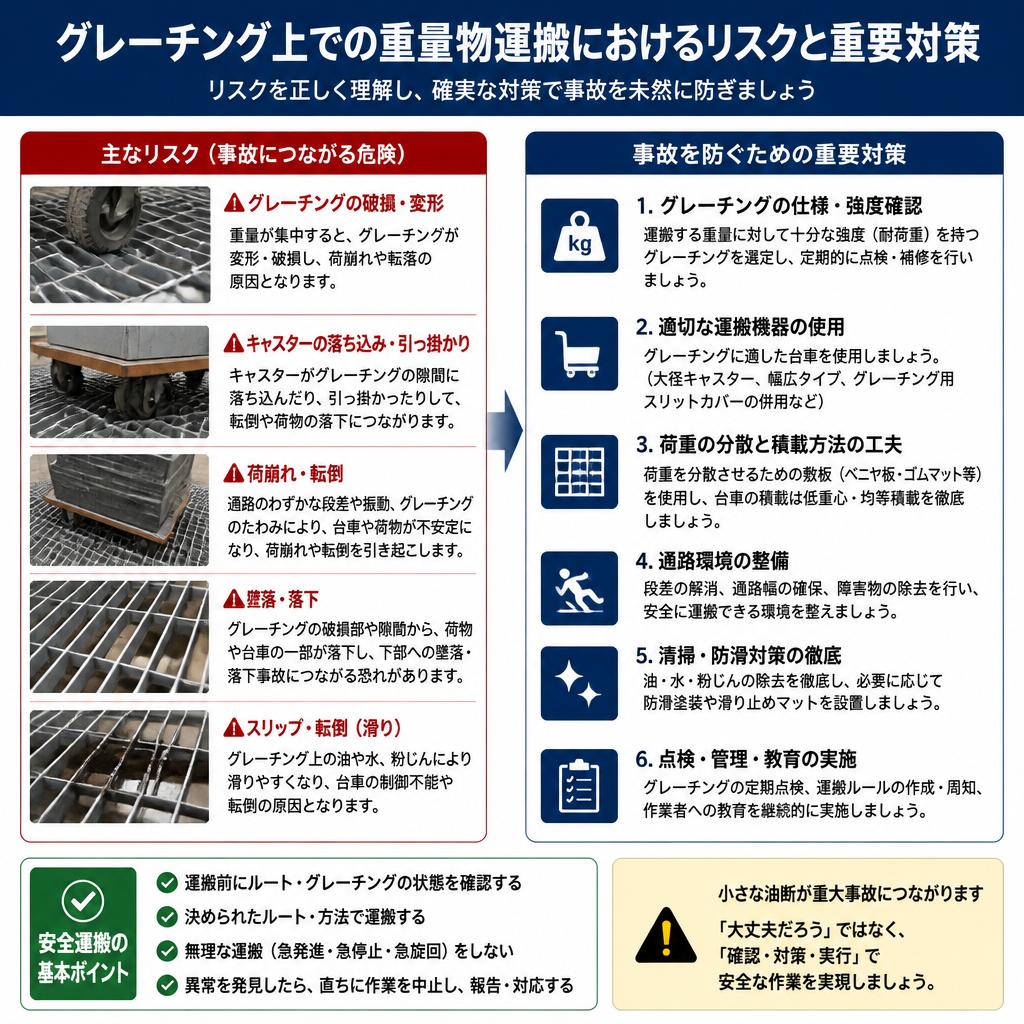重量物運搬のリスク