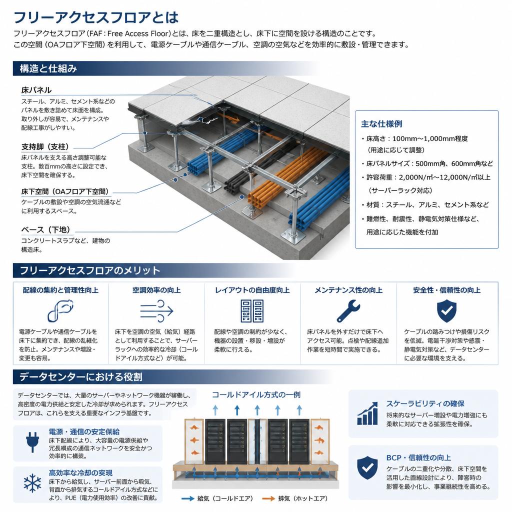 フリーアクセスフロアとは？