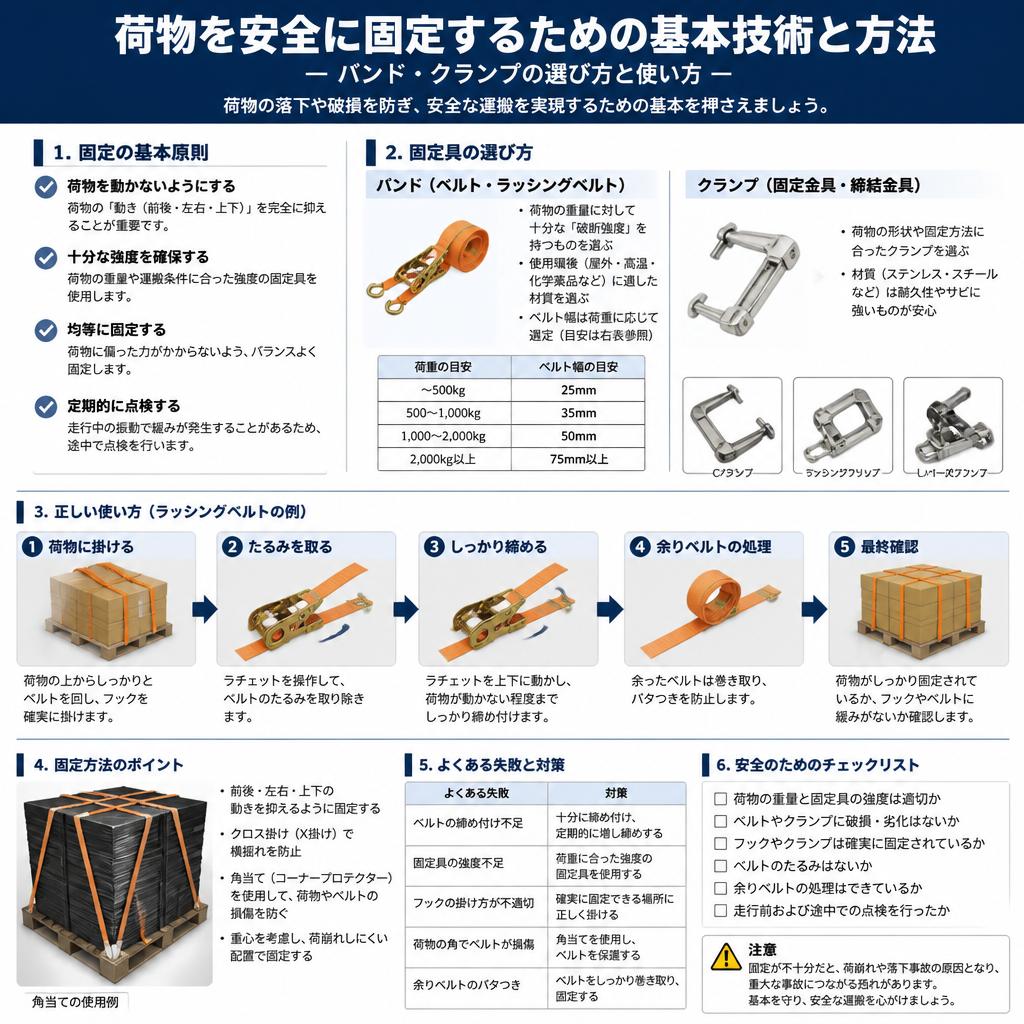 2. 荷物を固定するための基本技術