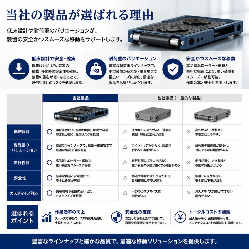テムローラーの優位性